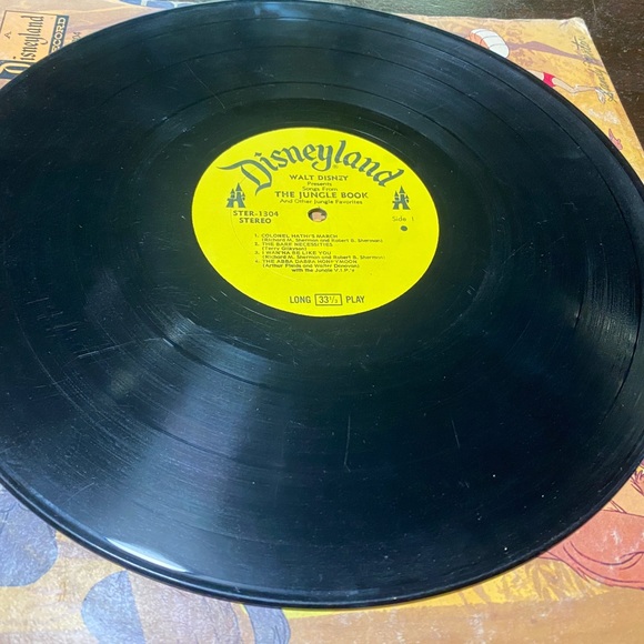 WALT DISNEY PRESENTS SONGS FROM THE JUNGLE BOOK DISNEYLAND VINYL RECORD 1967 - Picture 16 of 16